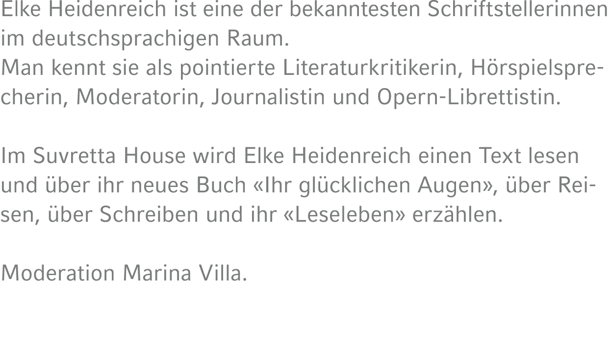 Elke Heidenreich ist eine der bekanntesten Schriftstellerinnen im deutschsprachigen Raum. Man kennt sie als pointiert...